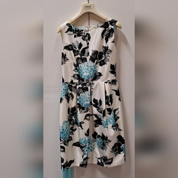 NWT Precis Petite Women's Dress Floral A-Line Sundress Belted Size 10 US - Picture 1 of 14